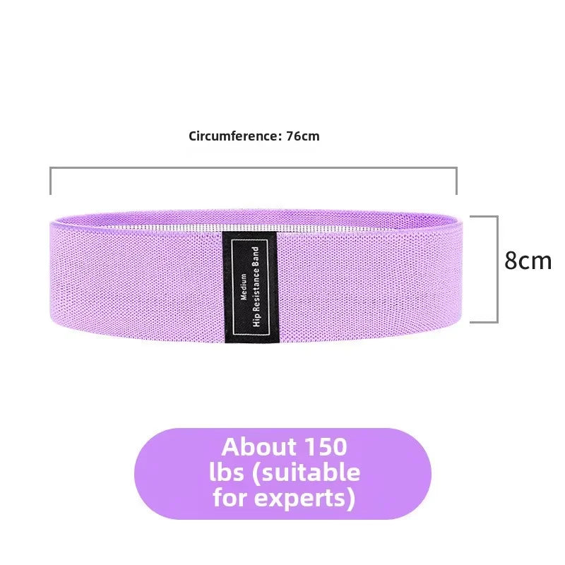 Elastic Resistance Bands for Women - Portable Fitness Equipment for Squats, Hips, and Legs