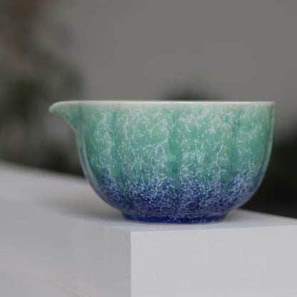 Keramisk Matcha Tesett med Bambusvisp Gaveeske Sett