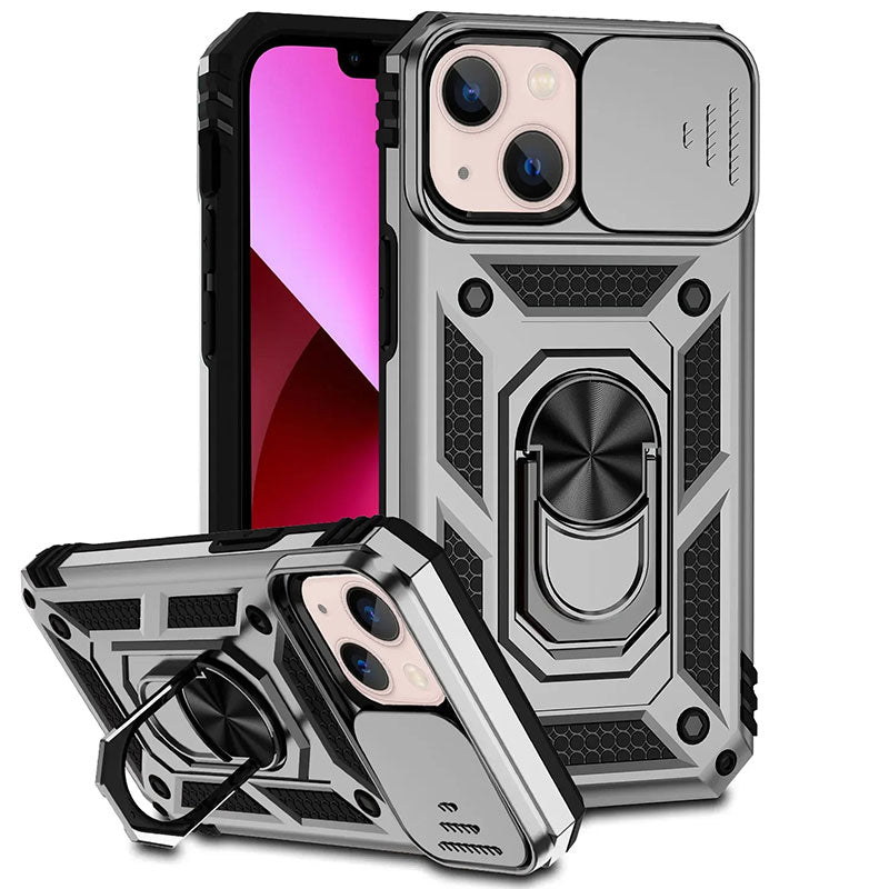 Magnetisk telefoncover robust ringfodstøtte Fall 2025