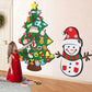 Felt Christmas Snowman Christmas Home Decorations Xmas Navidad