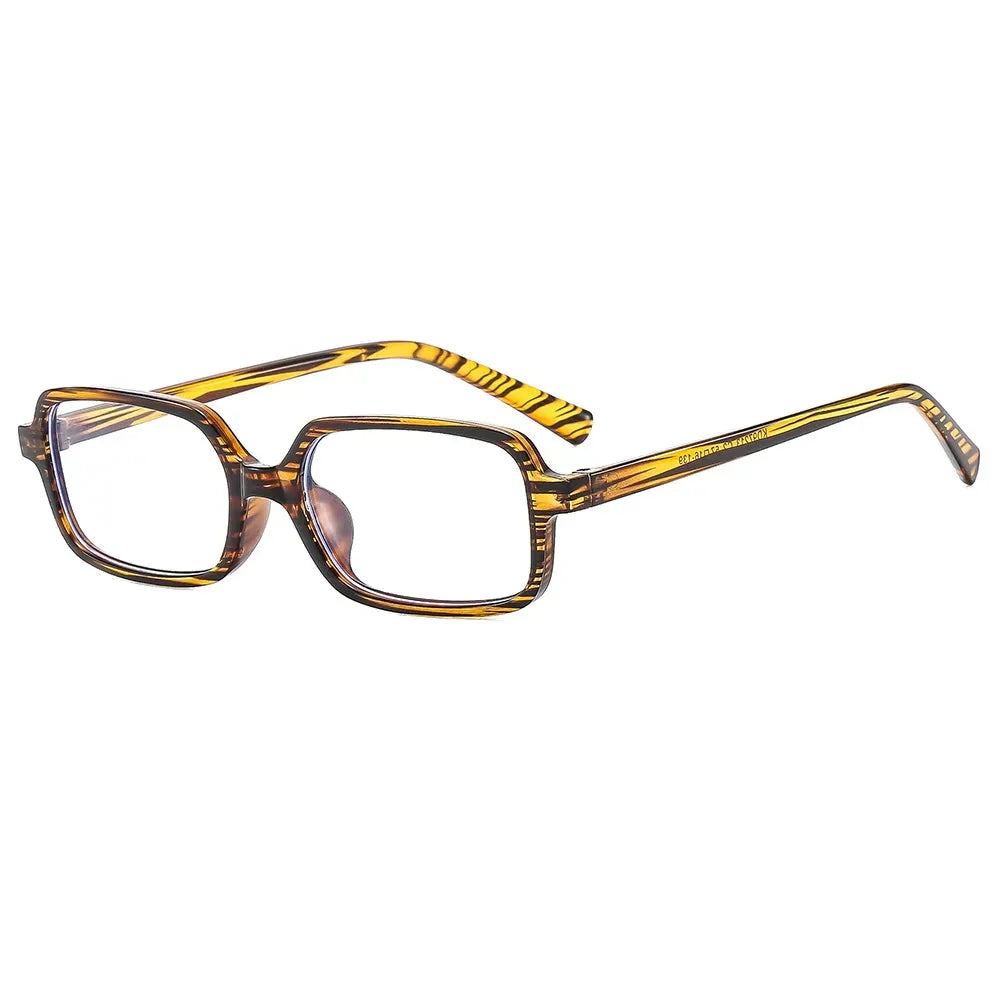 Stilvolle Damen Brille mit rechteckigem Rahmen – retro Design, anti-blaues Licht, für Büro und Alltag 11