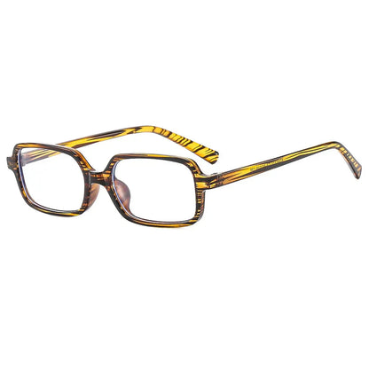 Stilvolle Damen Brille mit rechteckigem Rahmen – retro Design, anti-blaues Licht, für Büro und Alltag 11