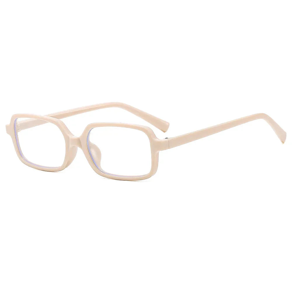 Stilvolle Damen Brille mit rechteckigem Rahmen – retro Design, anti-blaues Licht, für Büro und Alltag 12