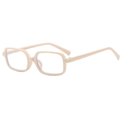 Stilvolle Damen Brille mit rechteckigem Rahmen – retro Design, anti-blaues Licht, für Büro und Alltag 12