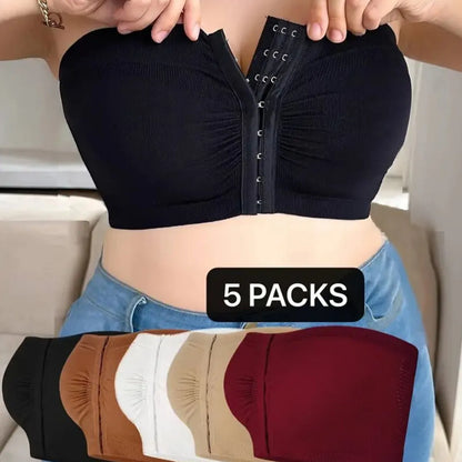 Strapless Wireless Bra with Seamless Design and Soft Support for Backless and Off-Shoulder Outfits 2