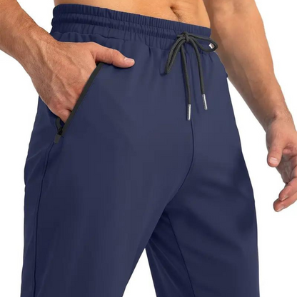 Stretchy men's joggers – breathable nylon, for training and lounging 1