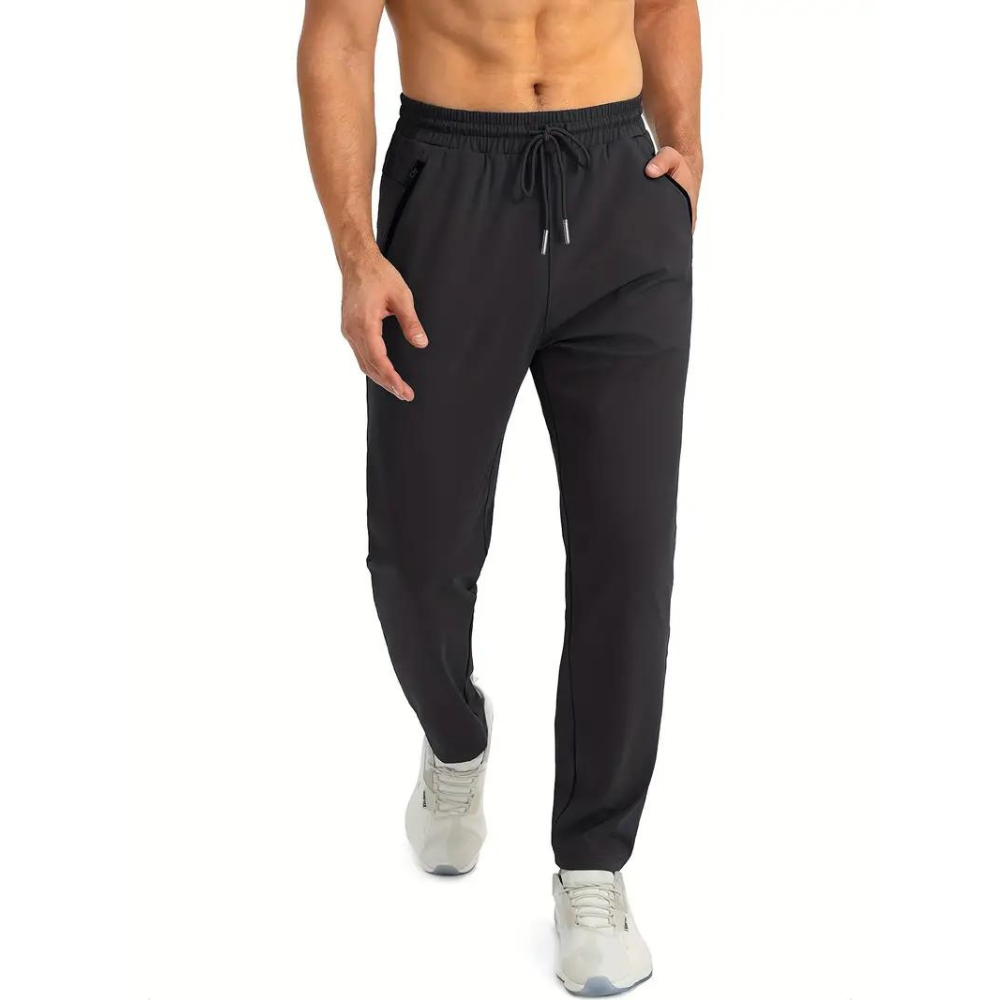 Stretchy men's joggers – breathable nylon, for training and lounging 4