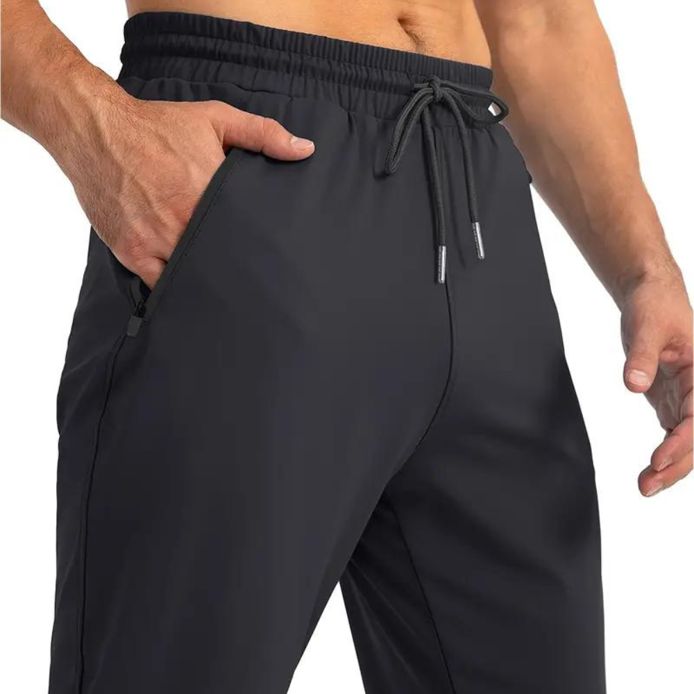 Stretchy men's joggers – breathable nylon, for training and lounging 5