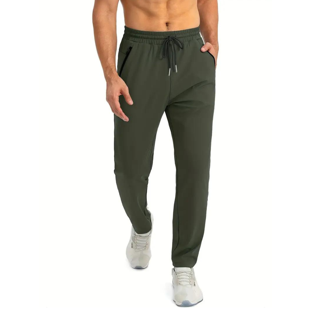 Stretchy men's joggers – breathable nylon, for training and lounging 7