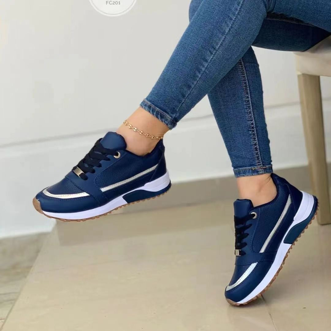 Supportive women's sneakers – stylish orthopedic design, soft materials, for everyday wear 4