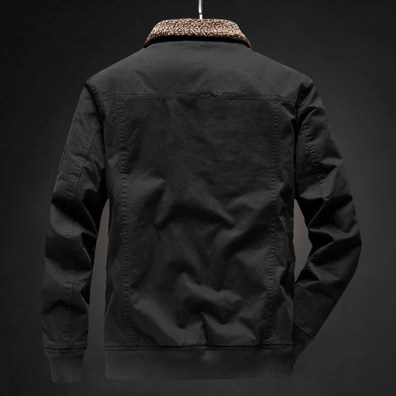 Chaqueta bomber aislante para hombre - Forrada con sherpa, para invierno