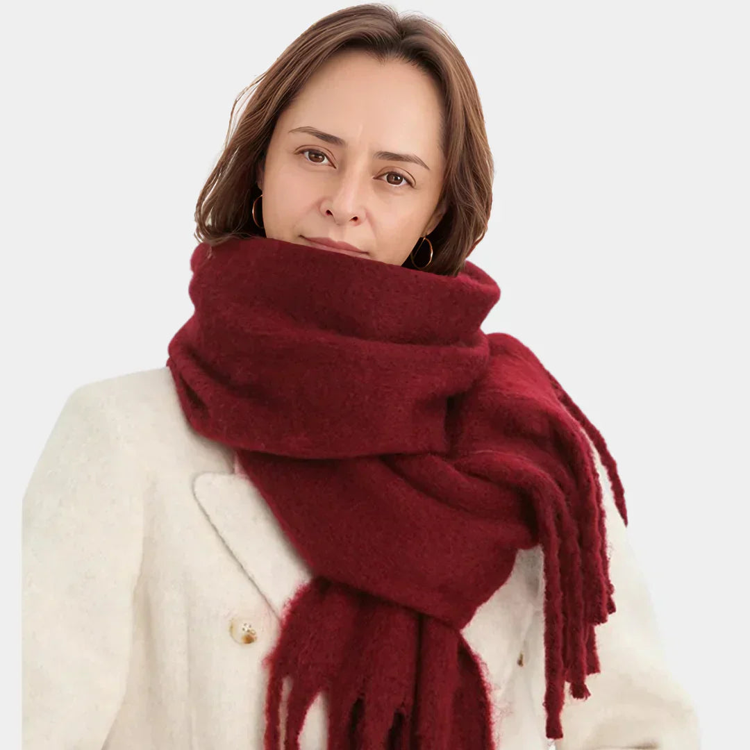Warm Cozy Womens Winter Scarf - Oversized Wrap, Plush
