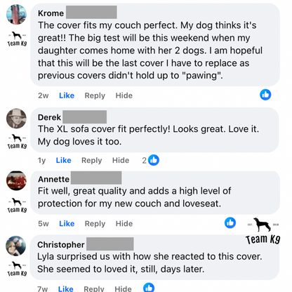 Copertura per divano Protettore per mobili con tasche laterali e cinghie posteriori Colori reversibili Autunno 2025 Amico degli animali domestici