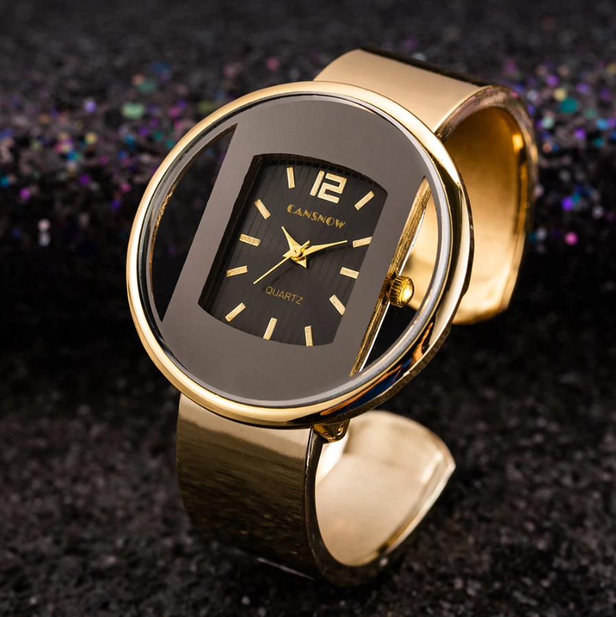 Timeless women's watch – classic metal design, high-quality, for autumn occasions 0