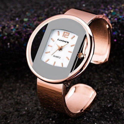 Timeless women's watch – classic metal design, high-quality, for autumn occasions 3