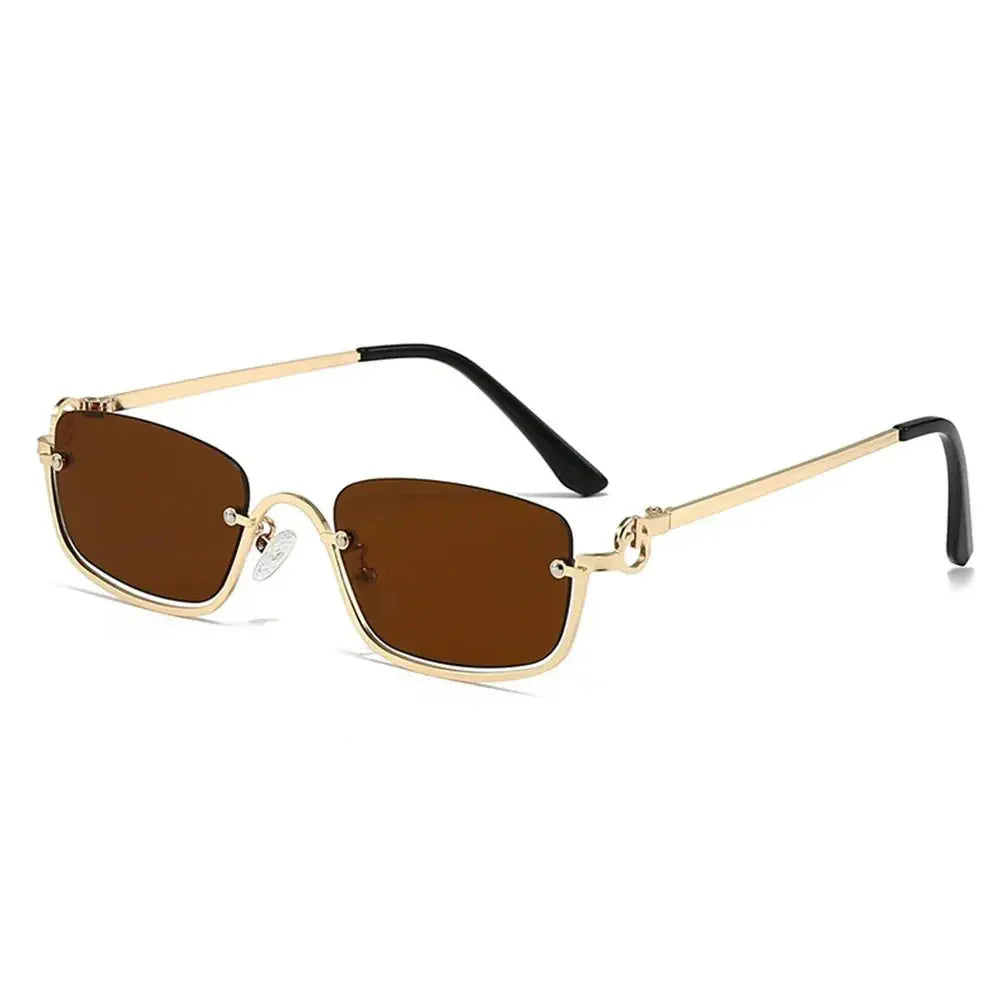 Trendy Damen Sonnenbrille – Metallrahmen, retro, für Freizeit und Sport 9