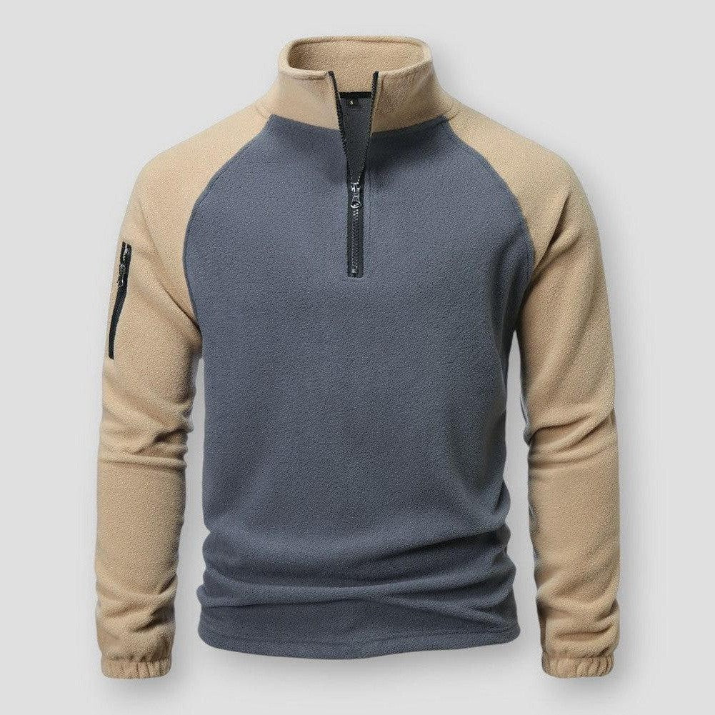 Warm Classic Men's Fleece Pullover - Half Zip, Midweight