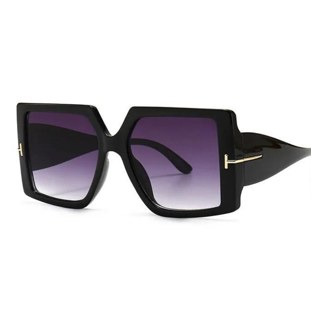 Übergroße und stilvolle Sonnenbrille für Damen – quadratisches Design, UV400-Schutz, für Sommer 2025 0