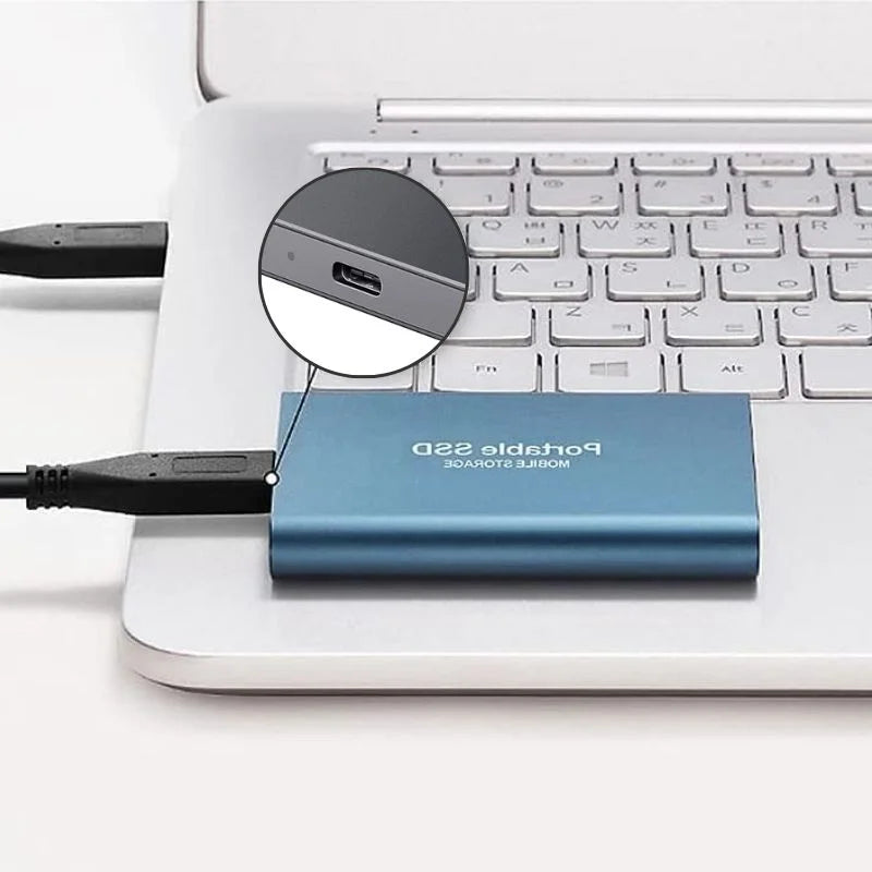 External SSD Portable USB 3.1 Ultra Fast Backup Drive