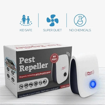 Ultrasonic Fly Repeller Silent Indoor Pest Control Safe