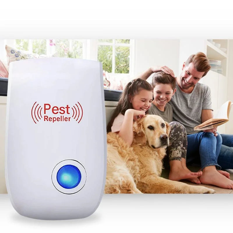 Ultrasonic Fly Repeller Silent Indoor Pest Control Safe