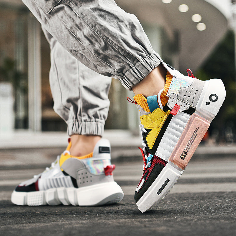 Versatile men’s skater sneakers – streetwear style, breathable material, for everyday wear 2