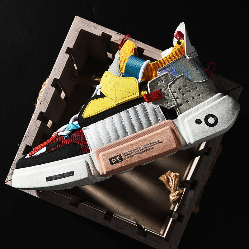 Versatile men’s skater sneakers – streetwear style, breathable material, for everyday wear 4