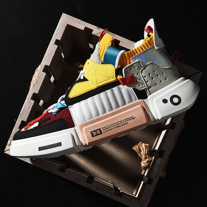 Versatile men’s skater sneakers – streetwear style, breathable material, for everyday wear 4