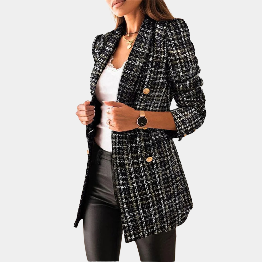 Versatile women’s blazer – chic tailored design, durable fabric, for work or casual outings 2