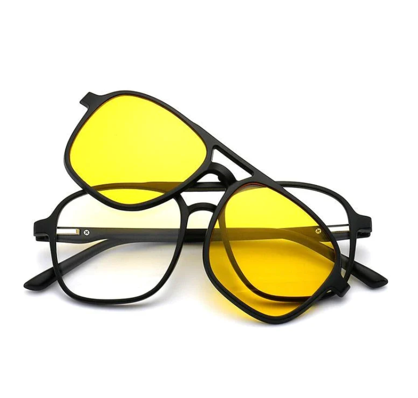 Vielseitige Unisex Sonnenbrille – 6-in-1 Design, UV400 Schutz, für jeden Anlass 2