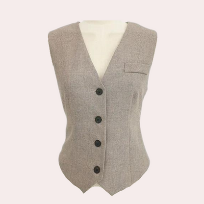 Vielseitiges Damen 3-teiliges Anzugset – Blazer, Gilet, Hose, für Business und Abendveranstaltungen 4