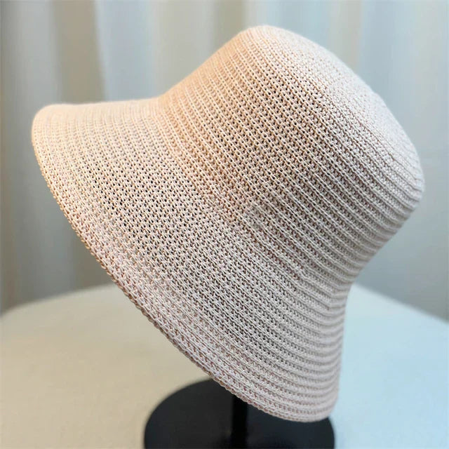 Lightweight Women's Bucket Hat - Retro Straw, Summer