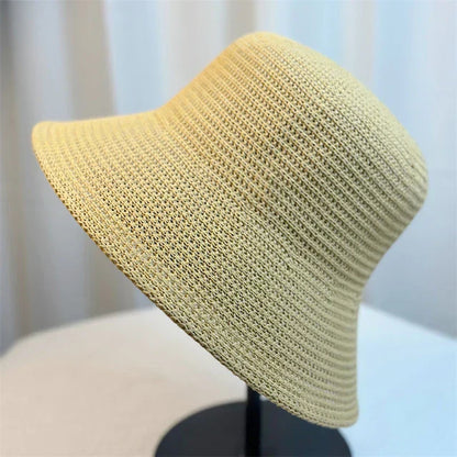 Lightweight Women's Bucket Hat - Retro Straw, Summer