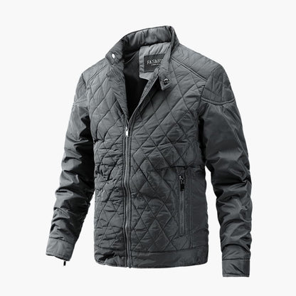 Lightweight Men's Quilted Jacket - Diamond, Insulated