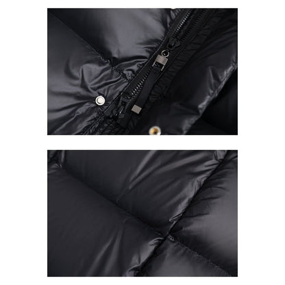 Warm Women’s Down Coat - Long Quilted, Winter Ready