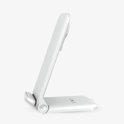 Wireless Charging Stand Foldable Desk Charger Space Saving