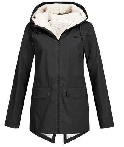 Waterproof Cozy Women’s Jacket – Fleece Lined Parka Coat