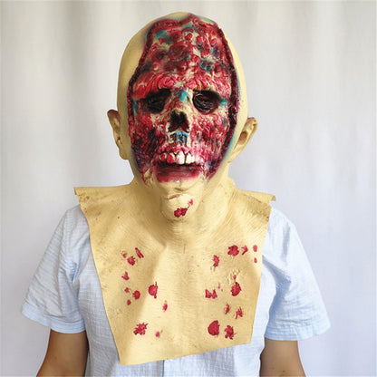 Halloweenmask Latex Ansiktslös Ruttet Ansikte Cosplay Höst 2025
