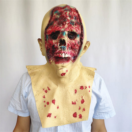 Masque Halloween Latex Visage Pourri Sans Visage Cosplay Automne 2025