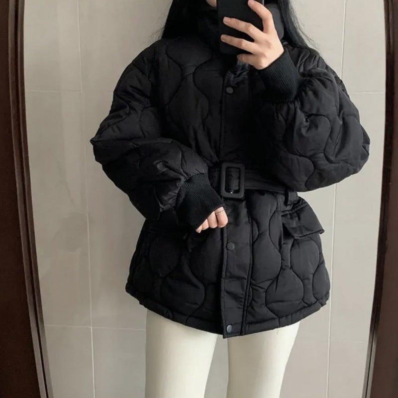 Geïsoleerde Gezellige Dames Gewatteerde Jas - Oversized Katoenen Winterjas