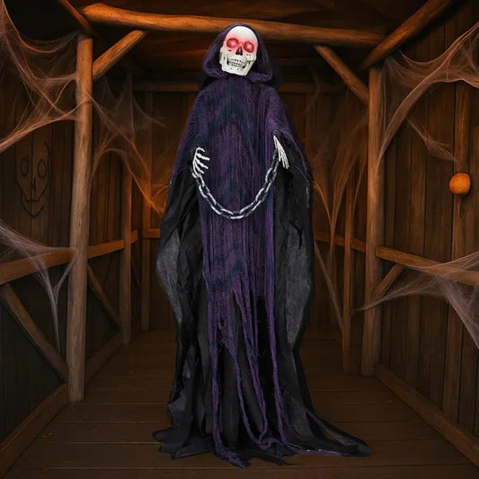 Grim Reaper Animatronic 6ft Sound Activated Halloween