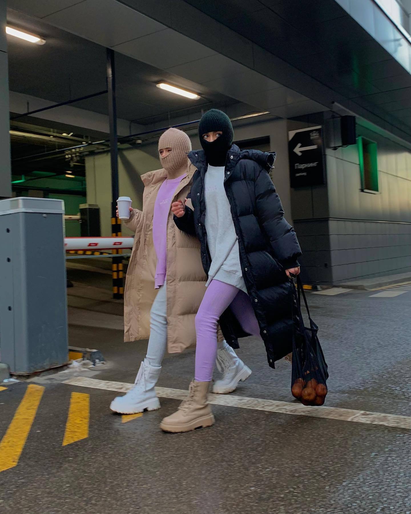 Warm Cozy Women's Puffer Coat - Longline, Cotton, Winter