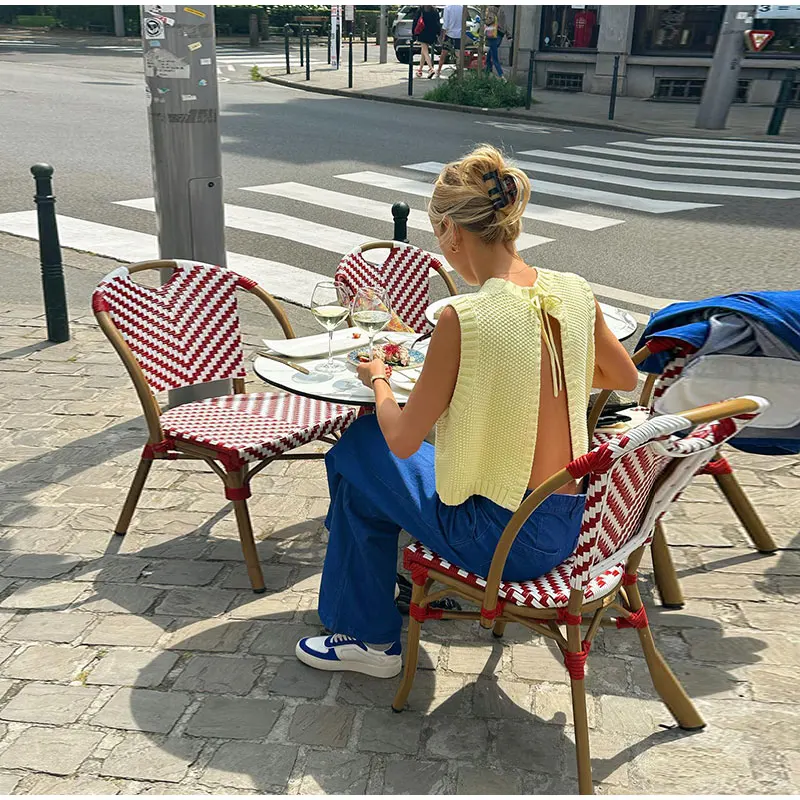 Boxy Knit Women's Top in Soft Yellow - Comfortable Going Out Top for Summer Events-3