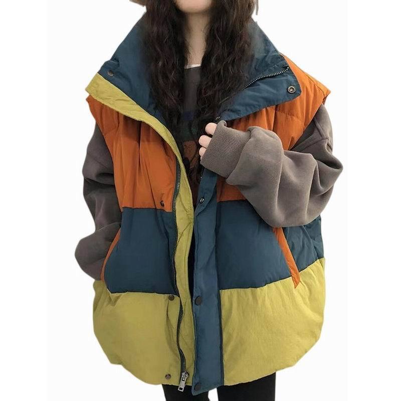 Insulating Women’s Down Vest - Oversized Boxy, Winter