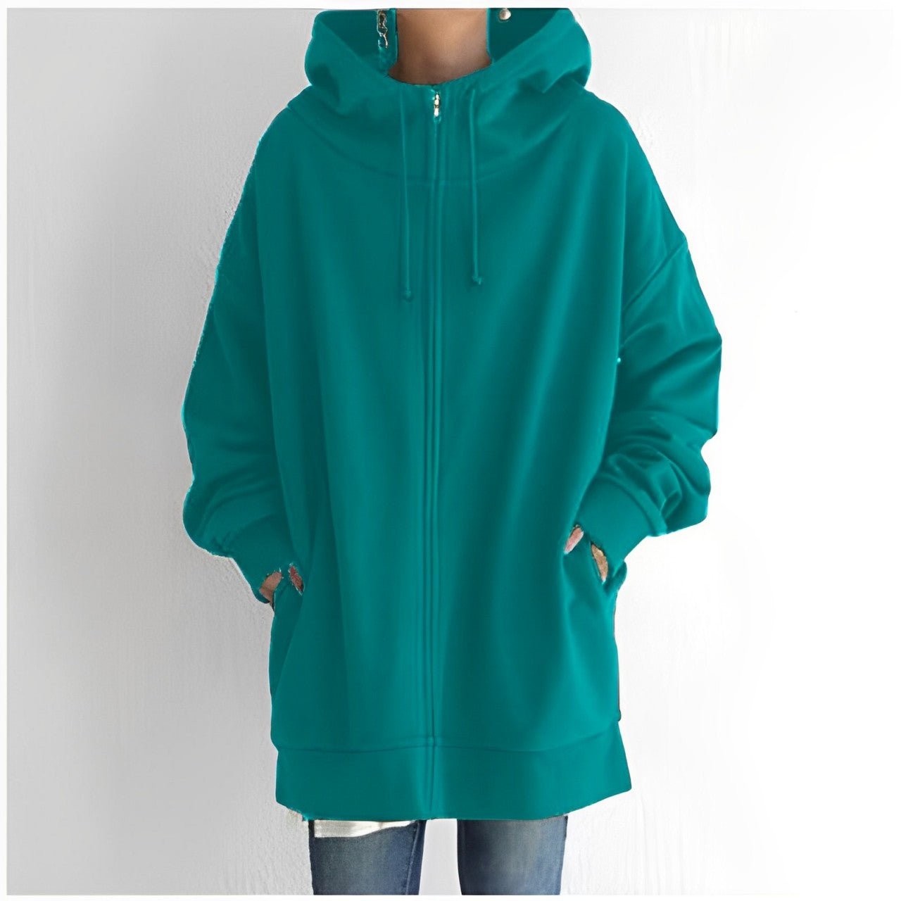 Warm Womens Fleece Hoodie - Oversized, Brushed Fleece