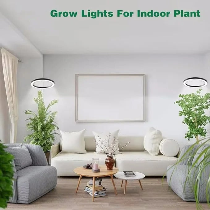 Vekstlys for innendørs planter Fullspektret LED plantebelysning, helårig vekst, energieffektiv