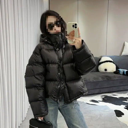 Insulating Womens Puffer Jacket - Boxy Short Acrylic Winter