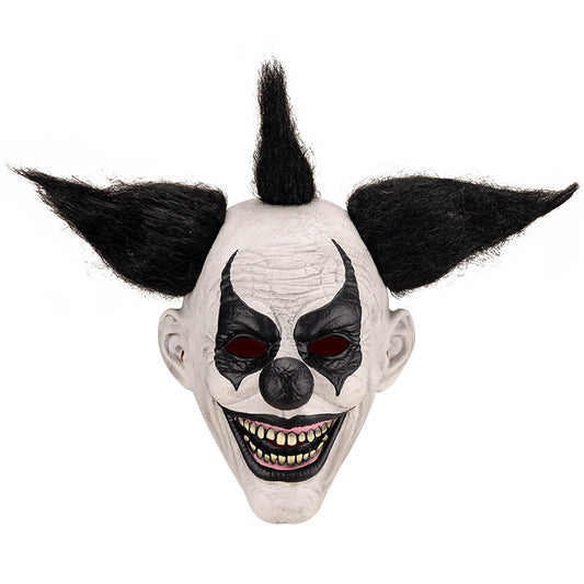 Masque de Clown en Latex Une Pièce Accessoire de Tête Halloween Effrayant