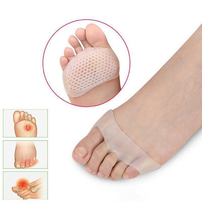 Metatarsalpolster Atmungsaktive Gel-Vorfußkissen Set mit 2 Stück