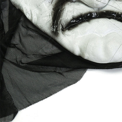 Máscara de Halloween Talla Única Goma Zombi Fantasma Terrorífico 2025
